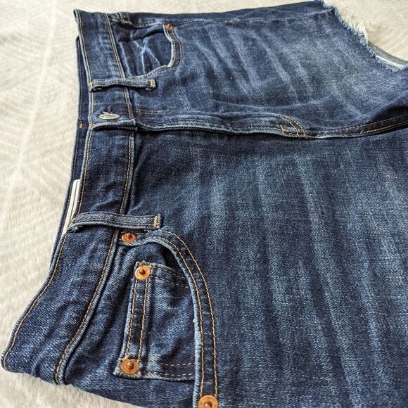 Gap Dark Blue High rise shirts size 30 @c1 - Picture 6 of 8